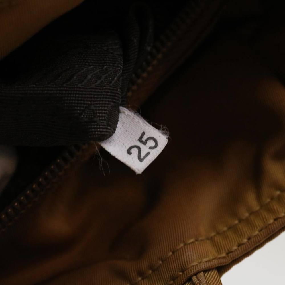 PRADA Hand Bag Nylon Bronze Auth ac2765 - Picture 12 of 16